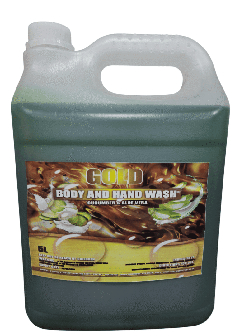 5 Litre Clear Bottle with a pouring handle of Liquid Body Wash