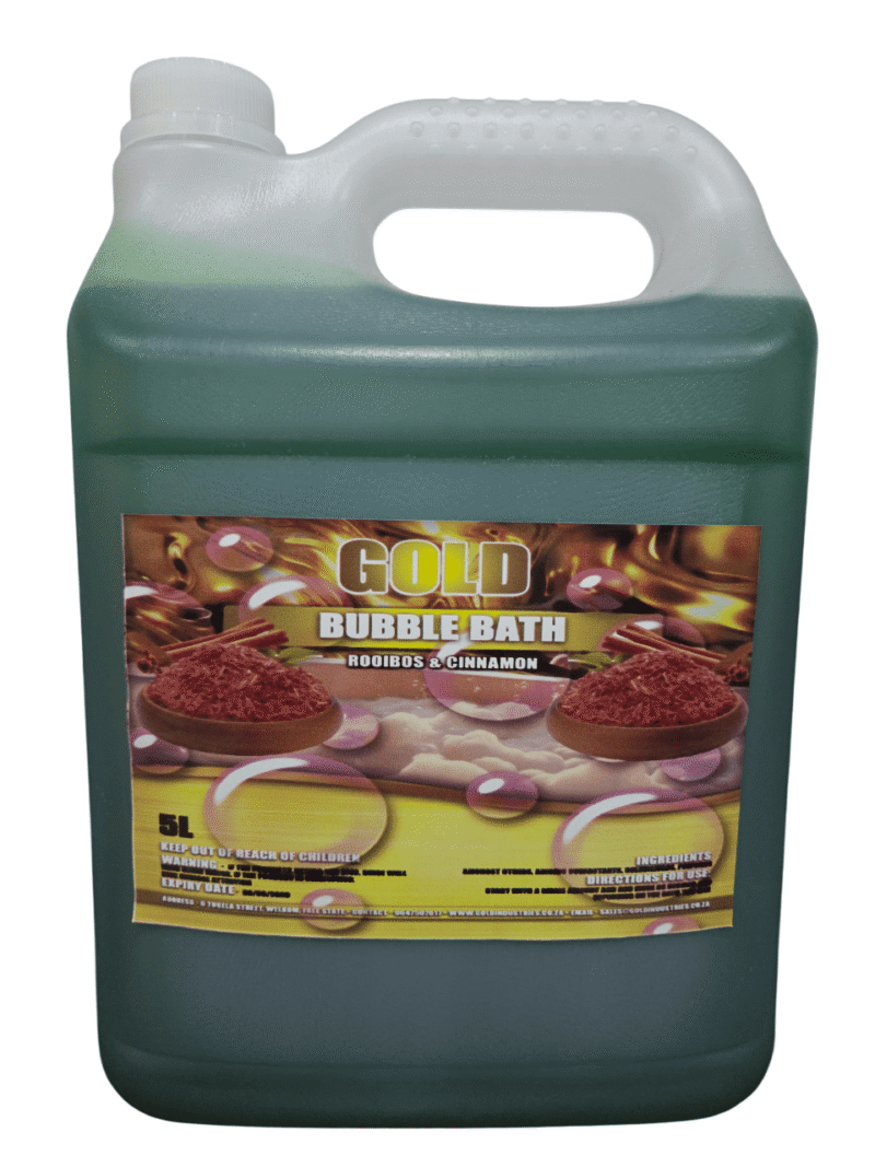 Clear Bottle with a pouring handle of Liquid Bubble Bath