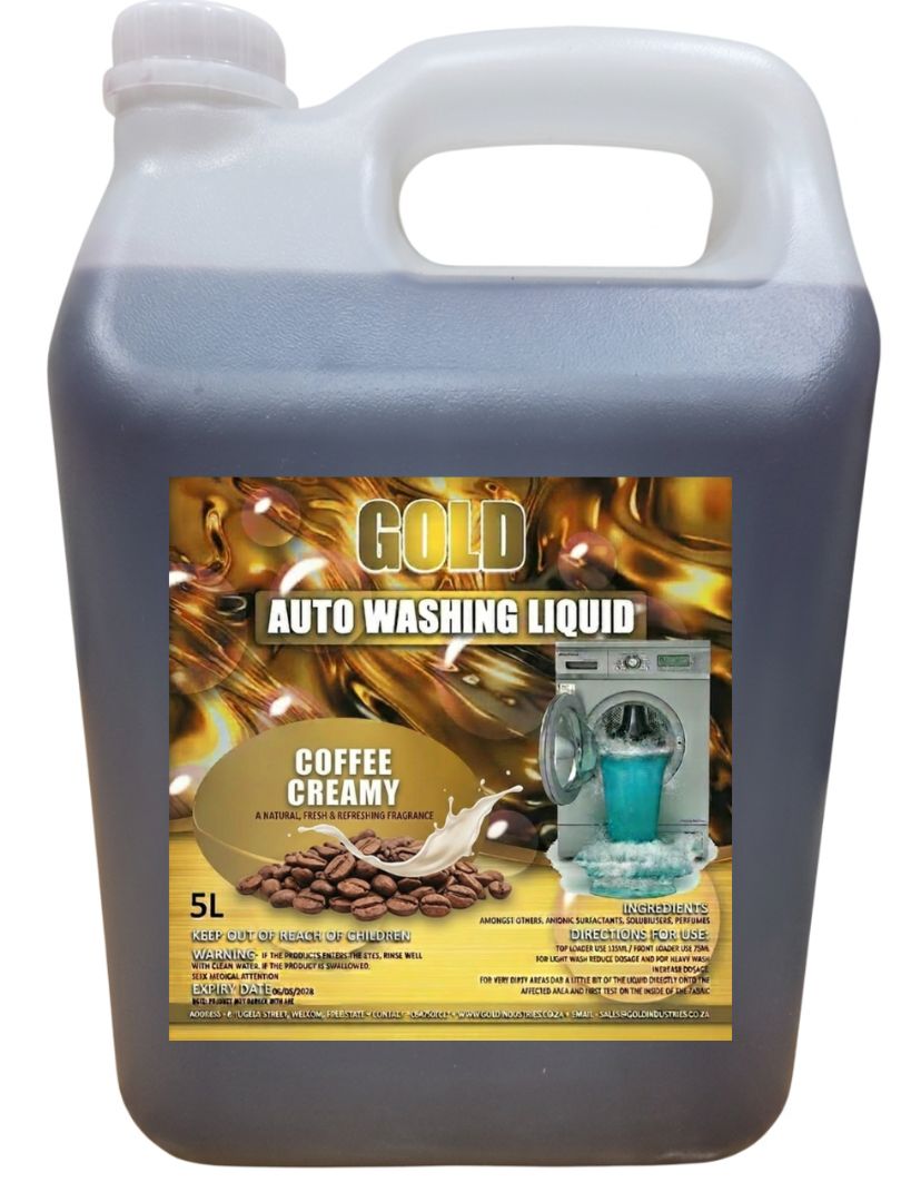 Coffee Creamy Auto Liquid Laundry Detergent - 5L