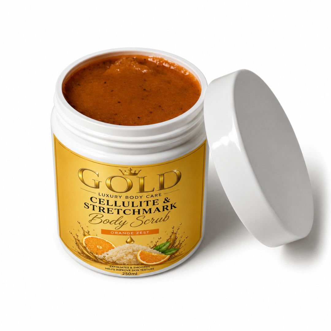 Gold Cellulite & Stretchmark Body Scrub - 250ml