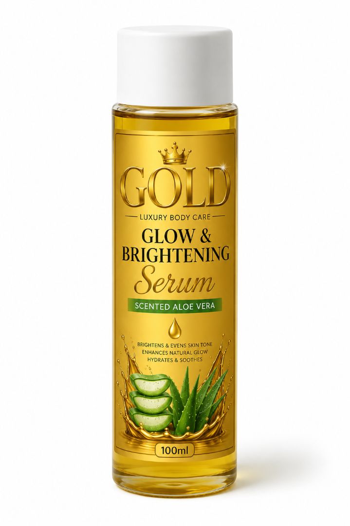 Gold Glow And Brightening Serum - 100ml - Aloe Vera Scented