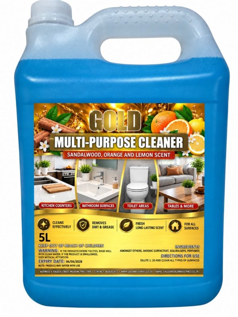 Multi - Purpose Cleaner - 5L - Sandalwood, Orange & Lemon