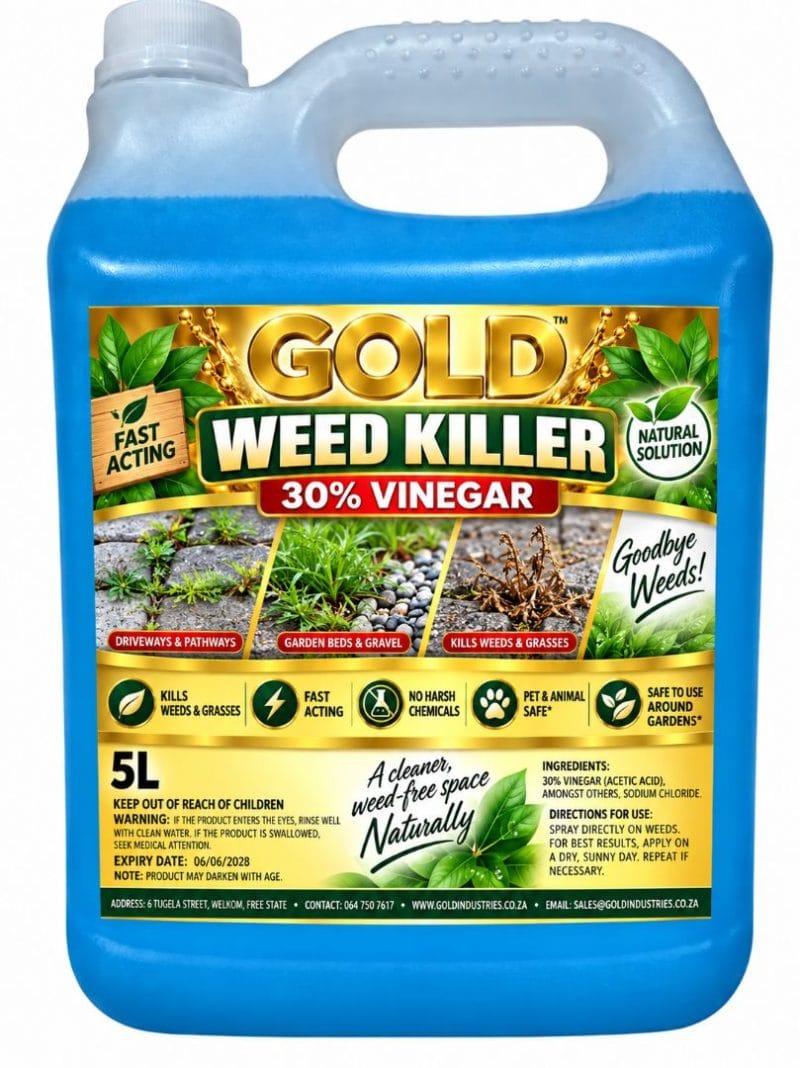 Weed killer - 5L - 30% vinegar concentrate - Natural Weed Killer